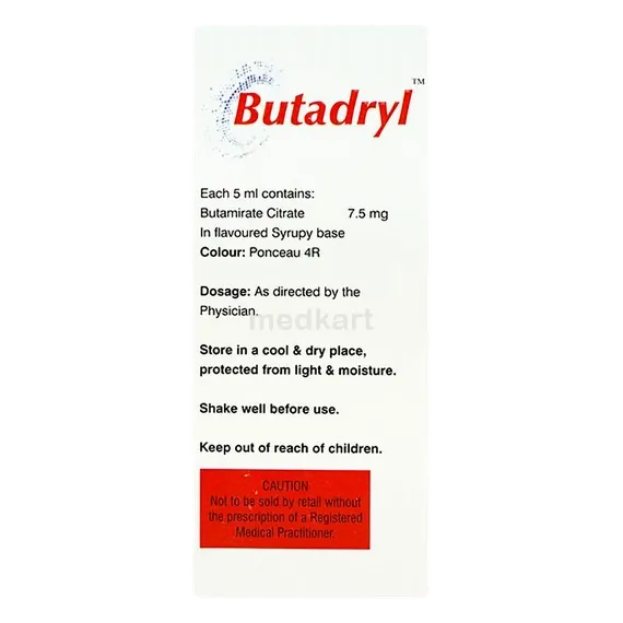 butadryl syrup 100 ml